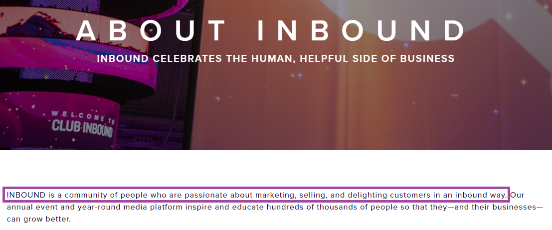 About INBOUND 2018