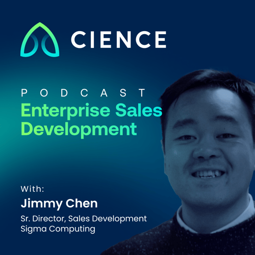 Jimmy Chen appears on Enterprise Sales Development