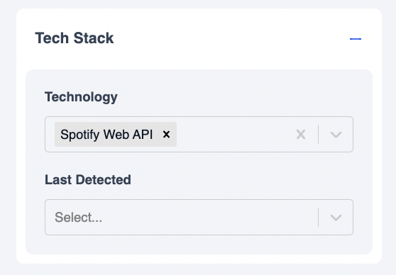 Tech Stack Search