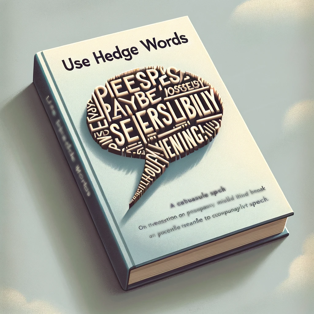 Use Hedge Words cover
