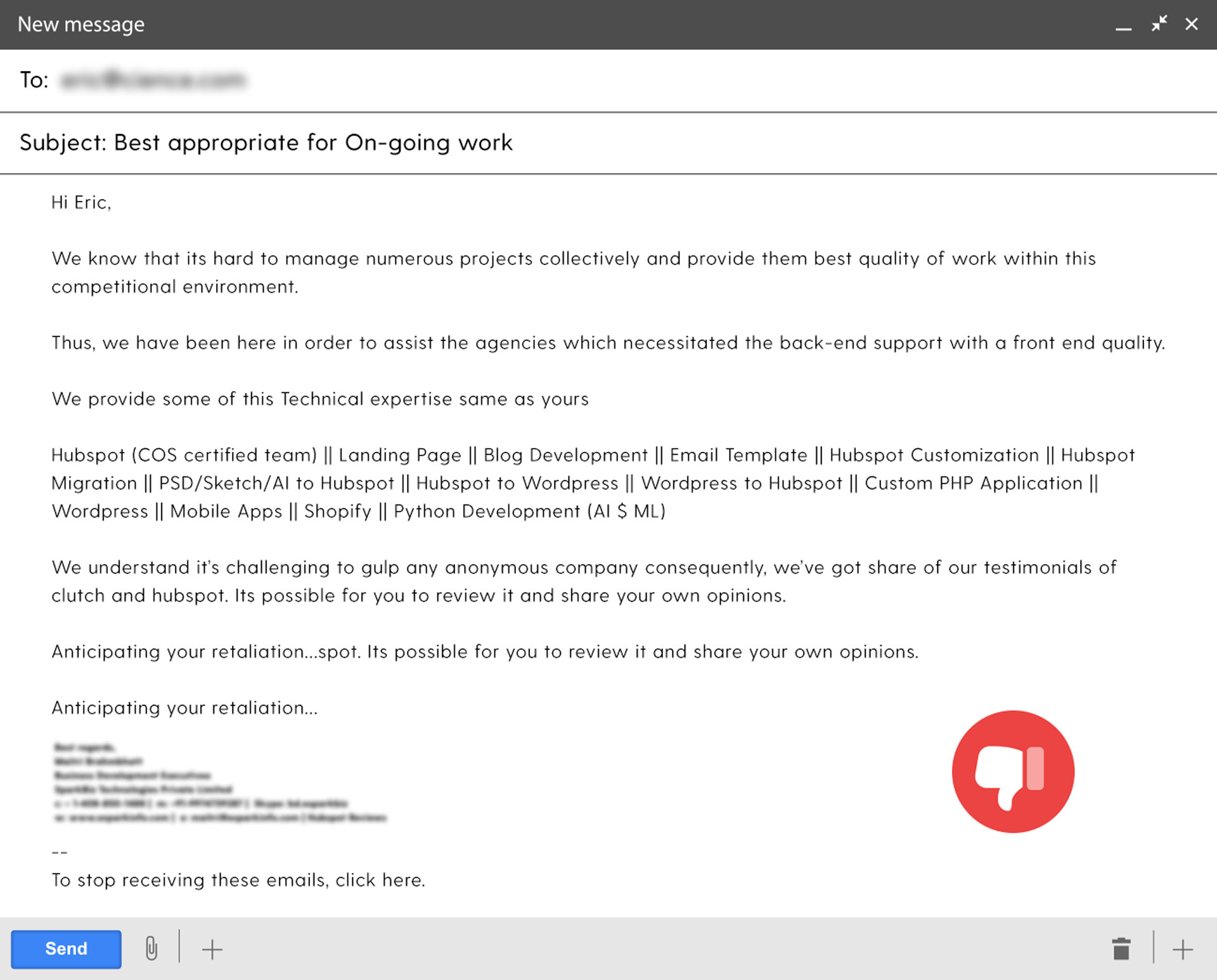 Best and Worst Cold Email Examples October 2019 CIENCE